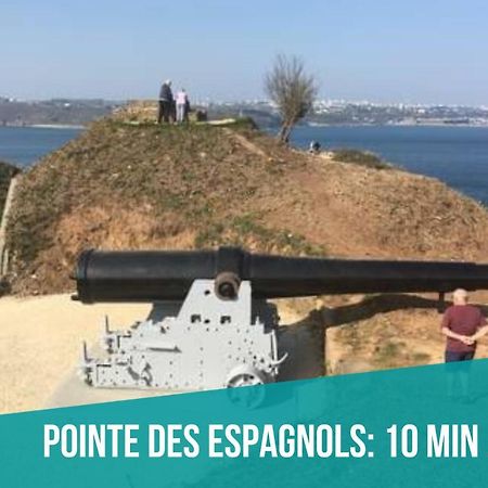 شقة Authentique Penty Au Coeur Du Bourg Roscanvel المظهر الخارجي الصورة